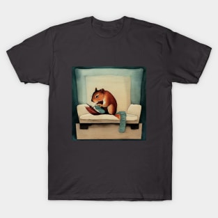 Knitting Squirrel T-Shirt